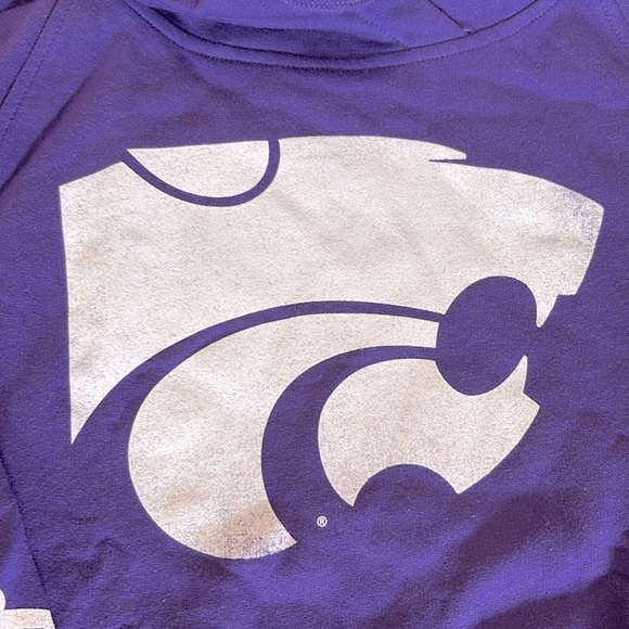 NWT [camp david] Kansas State Wildcats NCAA Hooded Sweatshirt Purple Women’s S - Picture 5 of 10